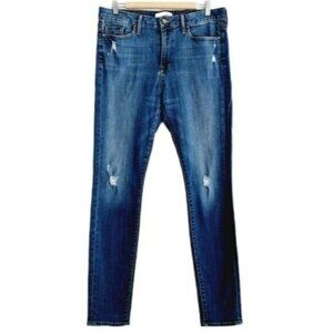 FIDELITY Denim Belvedere Mid Rise Skinny Jeans Refinery Blue Sz 32